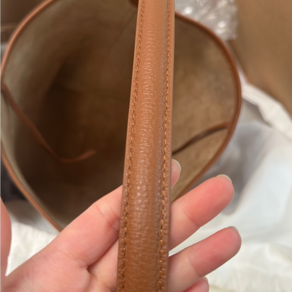 The Row Brown Leather Shoulder Bag - Picture 15 of 15